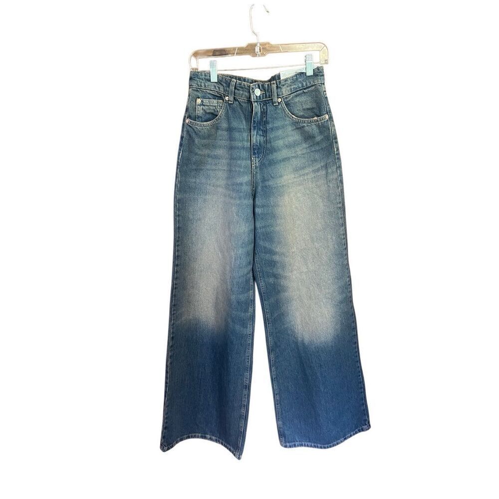 SRADIVARIUS Womans Loose Wide Fit Jeans Sz 4/32 NWT